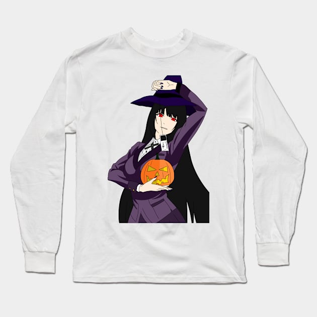 Happy halloween-yumeko jabami Long Sleeve T-Shirt by Senpaih